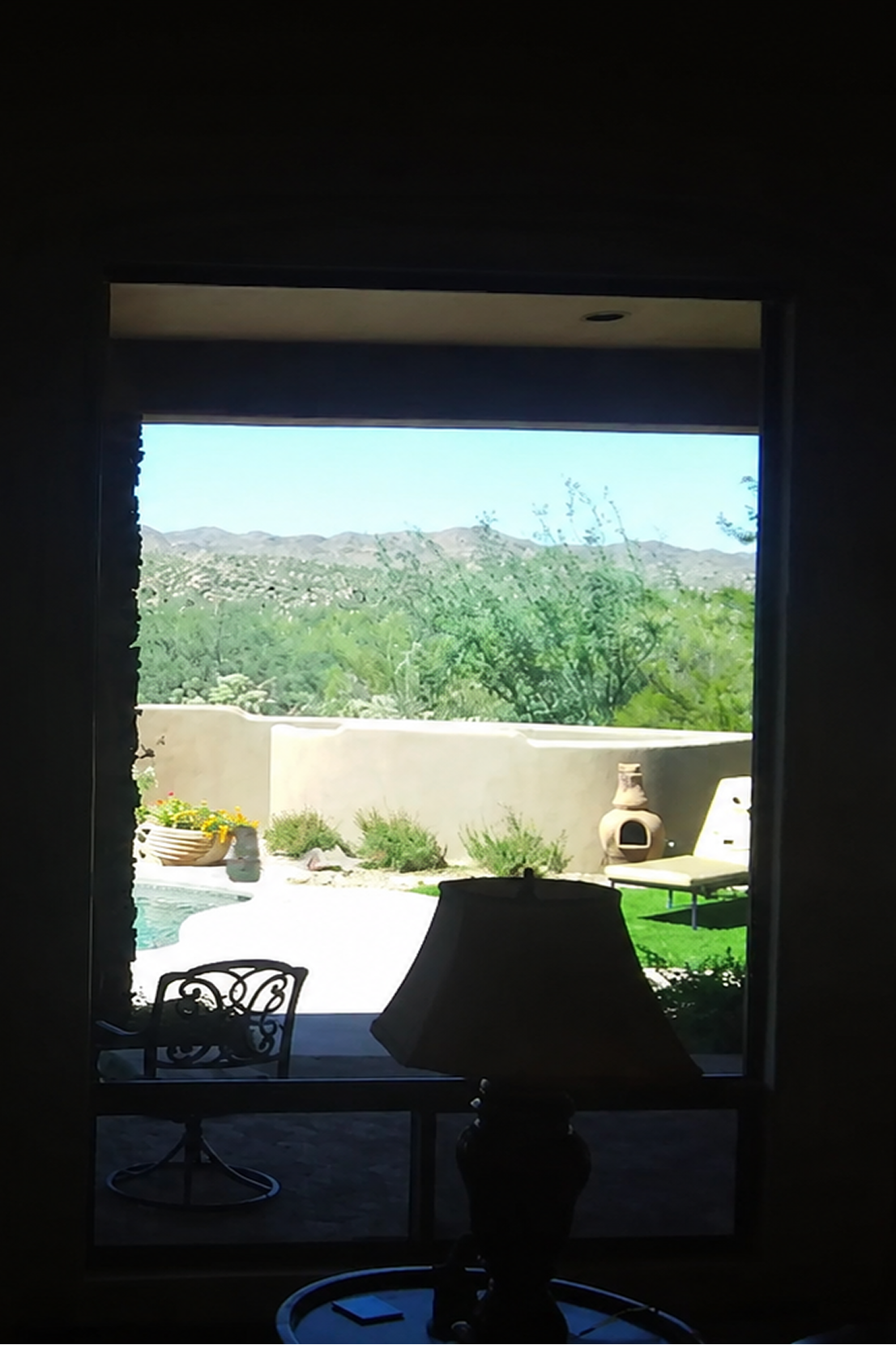 Room with a view of nature